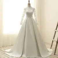 Lorie — robe De mariée en dentelle, longue, diamant, w07, 2019