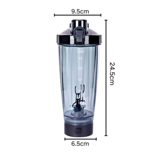 Gobelet mélangeur électrique rechargeable par USB avec lumière LED, agitation automatique pour poudre protéinée, portable pour la salle de sport et le fitness - Product Image 2