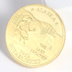 Support Free Design Custom Made Souvenir Coins Gold Plated Souvenir Coins And Silver Commemorative Coin