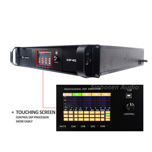 Amplificateur numérique DSP pour karaoké familial, 4 canaux, 700 W, pontable, DSP-6Q - Product Image 1