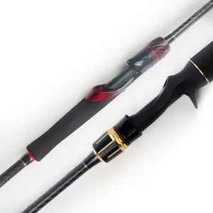 CWSACR08-1High Quality Fishing Rod Carbon casting Top Ocean 1.8M/2.1M/2.4M/2.7M Rod Reel Combo