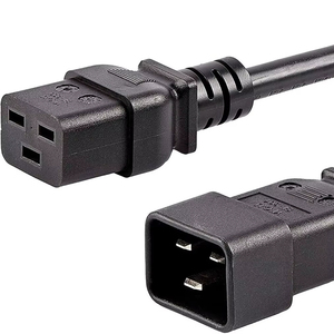 Câble d'alimentation <span class=keywords><strong>C19</strong></span> vers <span class=keywords><strong>C14</strong></span> - Câble de serveur noir - Product Image 1
