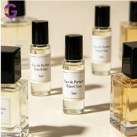 Étiquettes autocollantes personnalisées en vinyle imperméable avec impression de logo pour flacons en verre de 3 ml et 10 ml, échantillons de parfum, emballages cosmétiques