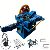 Machine automatique de fabrication de clous et de vis en métal, ligne de production de clous en acier à haute vitesse et faible bruit