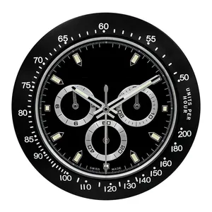 Yeni varış lüks hediye kol saati marka süper yüksek kaliteli metal duvar saati