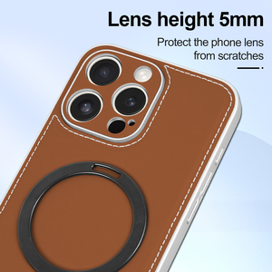 Chất lượng cao da trường hợp điện thoại với chủ từ khâu crimped trường hợp điện thoại - Product Image 4