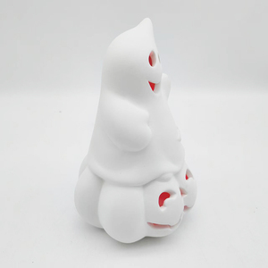 Figurine en céramique non peinte avec motif fantôme et citrouille, avec kit de peinture et lumière, pour décoration intérieure, cadeaux DIY pour enfants, Halloween - Product Image 4