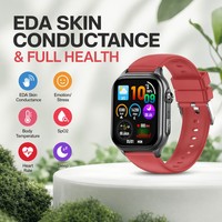 Reloj Inteligente GE500 con Pantalla AMOLED, Sensor PPG, Oxígeno en Sangre, Estrés, Emociones, Salud Femenina, Cuidado Remoto, MET, Respiración
