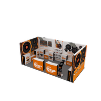Stand d'exposition modulaire en aluminium 10x20 pieds, montage sans outil, portable, pour salons professionnels