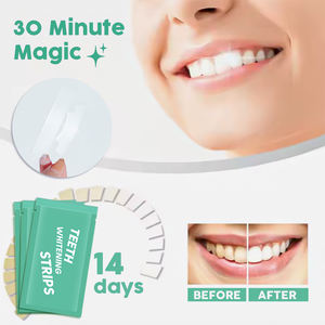 14 paires de bandes de blanchiment des dents en gel blanc 28 pièces outils de blanchiment dentaire PAP bandes de blanchiment des dents - Product Image 4