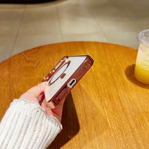 Nuova copertura trasparente in TPU elettrolitica <span class=keywords><strong>magnetica</strong></span> senza fili carica custodia per telefono antiurto per <span class=keywords><strong>iPhone</strong></span> 17 Pro Max 17 Air 16 Pro 15 <span class=keywords><strong>14</strong></span> - Product Image 3