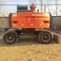 Excavatrice sur pneus hydraulique d'occasion Hitachi ZX130 ZX120 360 200 – Matériel d'occasion Hitachi ZX130