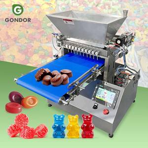 Semi Automatic Gummy Small Bear Sour Sweet Hard Belts <b>Candy</b> Maker Make Manual Conficionary Production <b>Machine</b> - Product Image 1