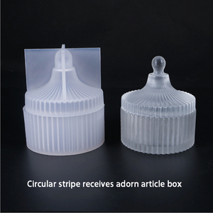 Storage Box DIY Crystal <strong>Epoxy</strong> Silicone Mold <strong>Resin</strong> Jewellery Box <strong>Mould</strong> with Lid for Cake Tools for DIY Craft Making - Product Image 3