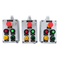 Boîtiers de boutons poussoirs antidéflagrants et résistants aux intempéries Atex IP66 10A 1NO1NC marche/arrêt
