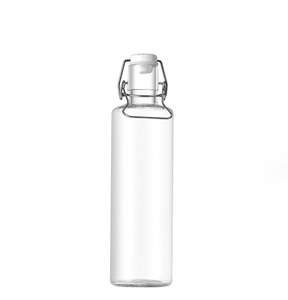 Bouteille en verre transparent de 1000ml avec <span class=keywords><strong>bouchon</strong></span> en céramique et couvercle à clip pivotant 32oz Verre à jus de vin Bouteille d'eau en verre de 600ml pour usage alimentaire - Product Image 6
