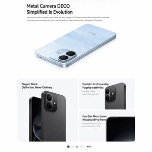 Smartphone 5G Original Fashion <span class=keywords><strong>Xiaomi</strong></span> <span class=keywords><strong>REDMI</strong></span> <span class=keywords><strong>Note</strong></span> 17 <span class=keywords><strong>Pro</strong></span> 8 Go + 128 Go, Écran AMOLED 6,83 Pouces 120 Hz, Octa Core, avec Charge Rapide - Product Image 2