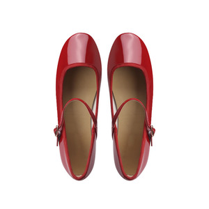 Nouvelles chaussures pour femmes coréennes Mary Jane, ballerines à bout rond et bride en T, en microfibre, à semelle souple monocouche, pour l'été - Product Image 3
