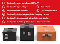 Batterie lithium haute capacité 72V 200Ah pour moto électrique, scooter électrique, vélo électrique, deux roues, batterie rechargeable avec BMS