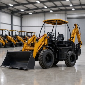 Oferta Destacada: <span class=keywords><strong>Retroexcavadora</strong></span> Compacta con Certificación CE EPA, Mini Tractor Excavador 4x4 con Ruedas o Orugas, OEM Chino Personalizado para Construcción y Agricultura - Product Image 2