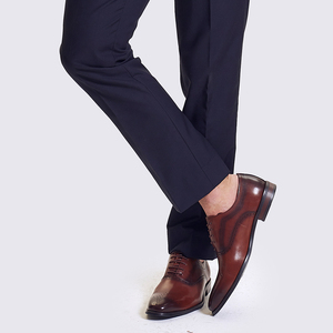Chaussures habillées décontractées en cuir pour hommes 2023, style Oxford, pour mariage – Zapatos De Cuero Sepatu Pria - Product Image 5