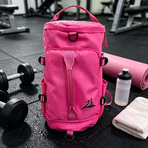 Sac à dos de sport cylindrique multi-compartiments, portable, pour la gym, la randonnée, les voyages, pour femmes - Product Image 5