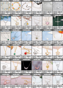 Wholesale Women Jewelry 925 Sterling Silver Cz Necklace Mayoreo Plata925 Joyeria De Plata 925 Mayoreo 22" - Product Image 3