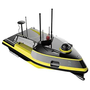Hydrografische Survey Boat Bathymetric Survey Onbemande Survey Boat Usv Romp Met Single Beam Sonar En Rtk Onderwaterlandschap