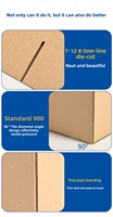 Boîte en carton ondulé super résistant, réutilisable, pour déménagement