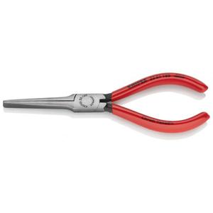 KNIPEX - 33 01 160 Pince à bec de canard noire atramentisée, tête polie, poignées plastifiées PINCES ET COUPE - Product Image 1