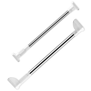 Tringle de Douche Réglable en Acier Inoxydable, Tringle à Rideaux, Tringle à Linge, Tringle de Penderie, Tringle Télescopique - Product Image 6