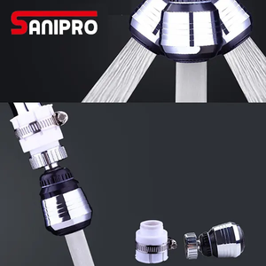 Accessori per la cucina SANIPRO <span class=keywords><strong>rubinetto</strong></span> in lega di zinco aeratore <span class=keywords><strong>rubinetto</strong></span> adattatore 1080 rotante flessibile lavello spruzzatore getto estensori del <span class=keywords><strong>rubinetto</strong></span> - Product Image 6