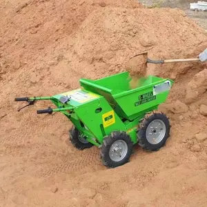 KONSTANT 300ESP Minidumper 300KG Electric Mini Dumper Truck 4WD Hydraulic Concrete Power Buggy For Sale