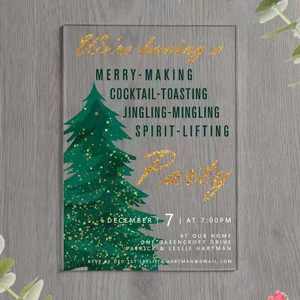 高品质定制您自己的个人生日派对商务毕业卡豪华亚克力婚礼请柬 - Product Image 5