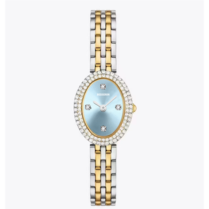 Elegante Reloj de Pulsera de Cuarzo con Incrustaciones de Diamantes Ovalados para Mujer, con Resistencia al Agua de 5 ATM y Correa de Acero Inoxidable 304L - Product Image 4