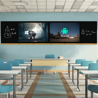 Tableau blanc interactif à écran tactile capacitif 40 points LED LCD 4K de 75, 86 et 98 pouces pour salles de classe intelligentes, garantie 1 an