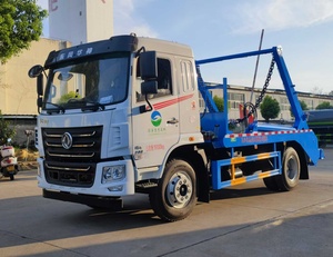 Highest Quality Dongfeng 8CBM 4x2 Hydraulic <strong>Compactor</strong> Arm Roll Container Garbage <strong>Bin</strong> Skip Loader Garbage Truck Swing Arm - Product Image 3