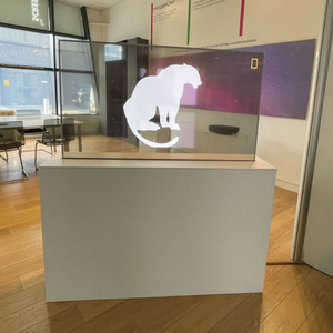 Écran OLED transparent inclinable de type sur pied, panneau d'affichage de 55 pouces, 1080P, pour musée, <span class=keywords><strong>immobilier</strong></span>, machine pour visiteurs - Product Image 3