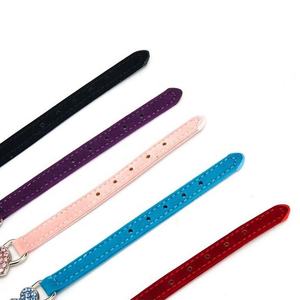<span class=keywords><strong>Collar</strong></span> de Nailon para Mascotas, con Diseño de Corazón de Franela y Diamantes de Agua, Suave y Cómodo, con Campana para Perros y Gatos - Product Image 6