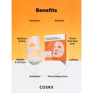 [สำหรับประเทศไนจีเรียเท่านั้น] [COSRX] 5 PDRN ไฮยาลูโรนิค แอซิด ไวทัล ไฮเดรติ้ง ไฮโดรเจล มาส์ก คูลลิ่ง ไฮโดรเจล และดีพ ไฮเดรติ้ง ชีท มาส์ก - Product Image 3