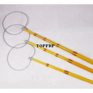 Swimming Pool Safety Equipment Stainless Steel Fiberglass Telescopic <b>Pole</b> Life Saving <b>Hook</b> - Product Image 6