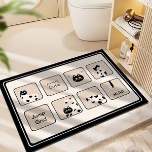<span class=keywords><strong>Tapis</strong></span> <span class=keywords><strong>de</strong></span> bain en boue <span class=keywords><strong>de</strong></span> diatomée à séchage rapide et antidérapant, directement <span class=keywords><strong>de</strong></span> l'usine - Product Image 1