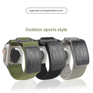 Correa Elástica Resistente Lionorm de Nailon para <span class=keywords><strong>Apple</strong></span> <span class=keywords><strong>Watch</strong></span> Ultra 2 49mm Series 9 <span class=keywords><strong>8</strong></span> 7 6 5 4 SE 45mm 44mm 42mm 40mm, Correa Tejida Suave - Product Image 6