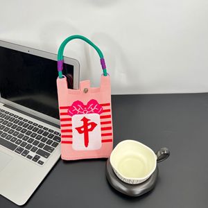 Sac à main ouvert pour femme, léger, géométrique et mignon, vente en gros, sacs fourre-tout tricotés, mini pochettes en crochet, sac à main - Product Image 2