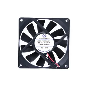 80MM Cooling Fans For Car 80X80X15MM Industrial High Ventilation Brushless DC Axial Cooling Fan
