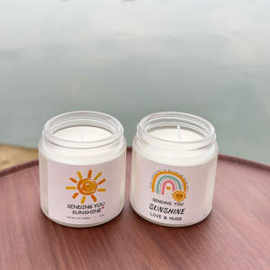 Venta al por mayor personalizado divertido estrés esmerilado perfumado alivio de soja novedad vela para papá regalos de cumpleaños mujeres hermana mamá novio - Product Image 6