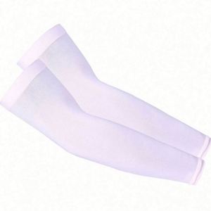 Manchons de bras unisexes en soie glacée, haute élasticité, respirants, anti-UV, séchage rapide, sans couture, pour sports d'été, activités de plein air, golf, conduite et équitation - Product Image 5
