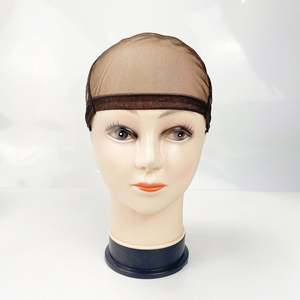 Gorro de peluca de malla de encaje completo, hecho a mano con base de cuero, estilo clásico, ajuste amplio - Product Image 2