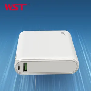 WST haute puissance mobile portable lumière led banque d'alimentation mobile pour téléphone 30000 mah banque d'alimentation