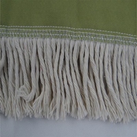 Serpillère plate en coton à large couverture pour le nettoyage des sols commerciaux de grande surface